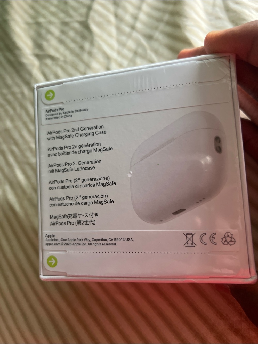 Apple AirPods Pro 2nd Generation Earbuds in White